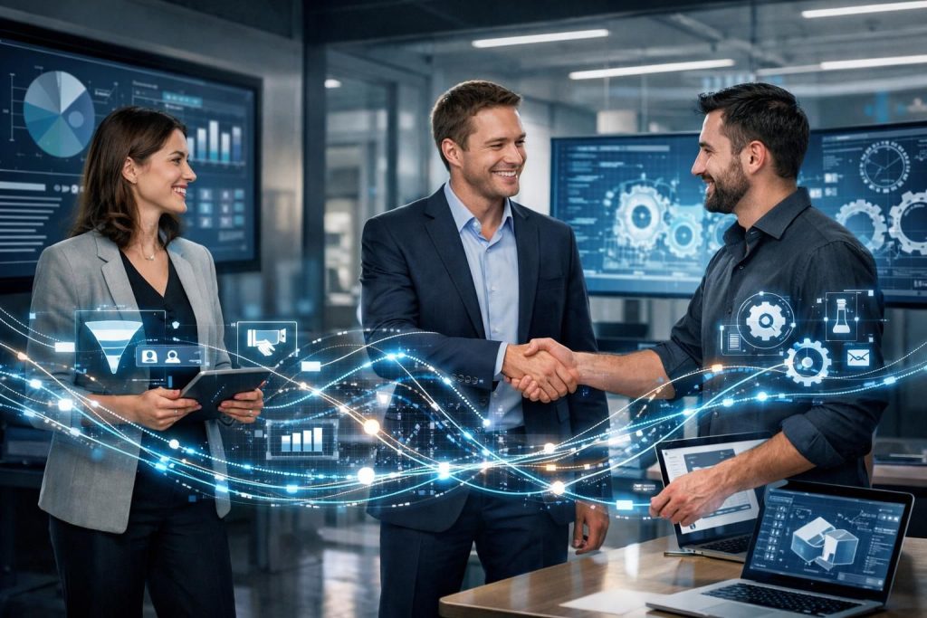 entdecken sie, wie automatisierung als zentrale schnittstelle marketing, vertrieb und produkt verbindet und so effizienz, zusammenarbeit und geschäftserfolg steigert.