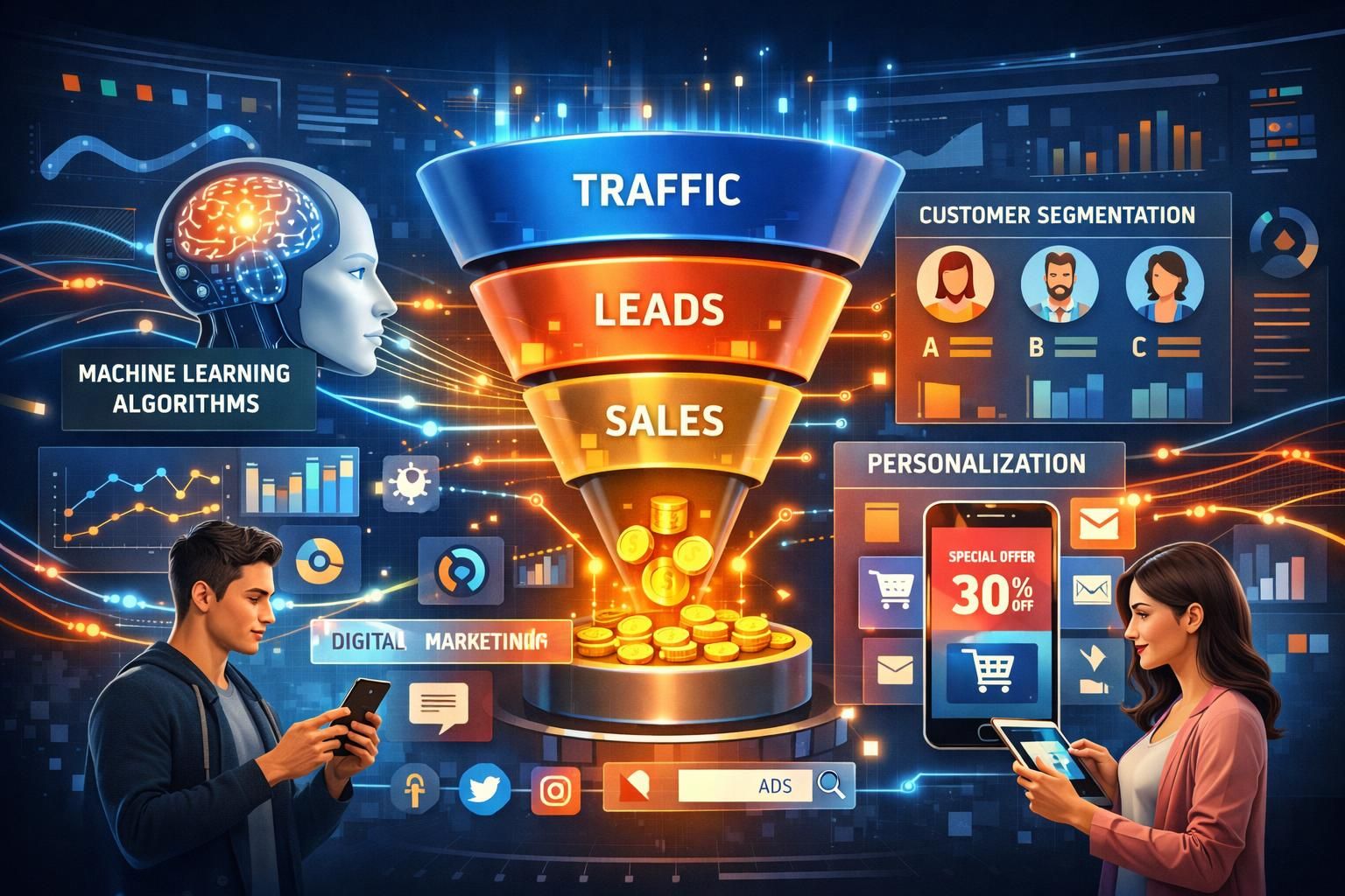 erfahren sie, wie machine learning die optimierung von conversion-funnels revolutioniert, indem es kundenverhalten analysiert und personalisierte marketingstrategien ermöglicht, um mehr conversions zu erzielen.